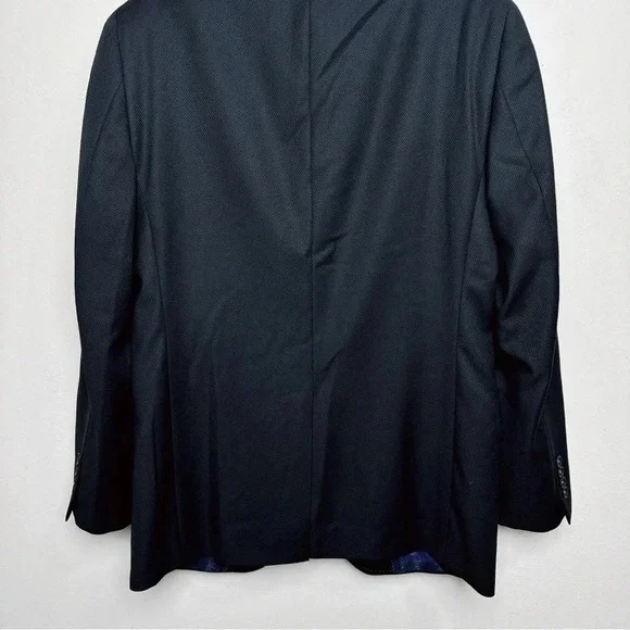 Ted Baker Mens Size 40R Wool Black Endurance Jewel Fit Blazer